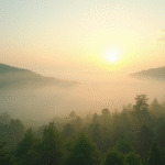 serene-natural-background-with-gentle-sunlight-and-mist-representing-tranquility-and-qi-energy-