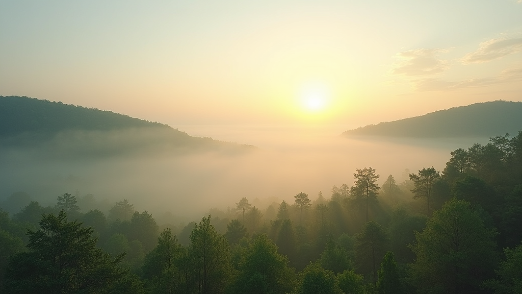 serene-natural-background-with-gentle-sunlight-and-mist-representing-tranquility-and-qi-energy-